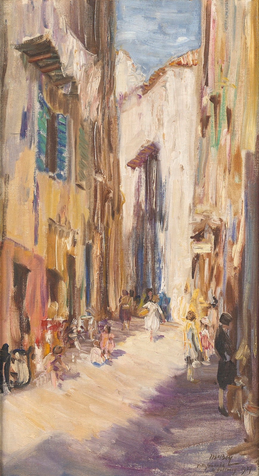 James McBey, Villefranche, 1927