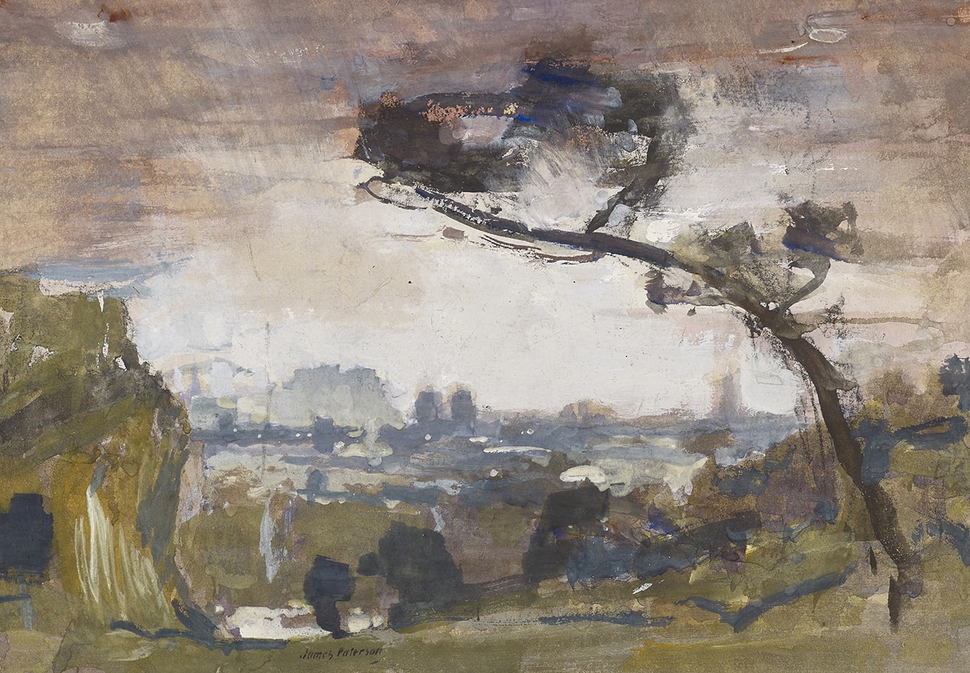 James Paterson RSA RSW, Edinburgh from Craigleith