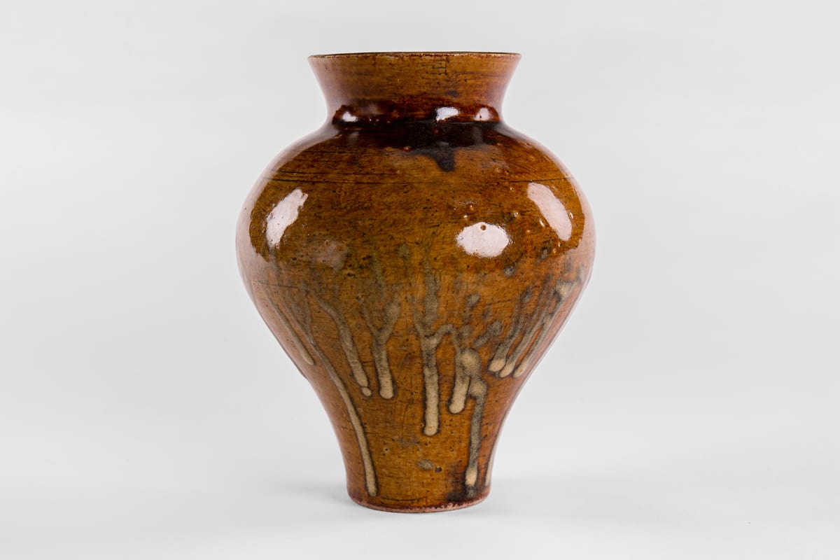 Waistel Cooper, Dripware baluster vase, 1960s