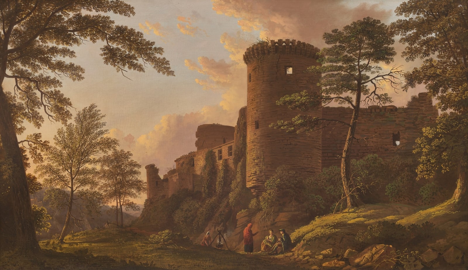 John Knox, Bothwell Castle from the South-East