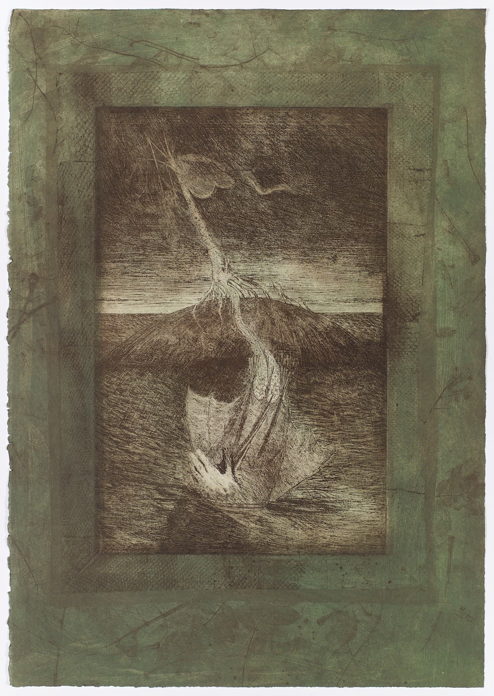 Will Maclean RSA, Fraoch, from 'A Night of Islands' suite of ten, 1992
