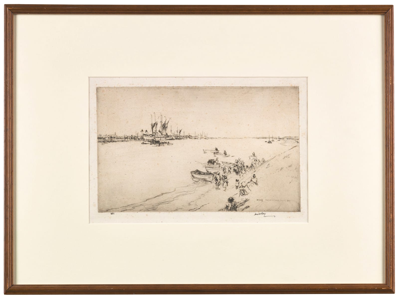 James McBey, Brightlingsea No.2, 1922