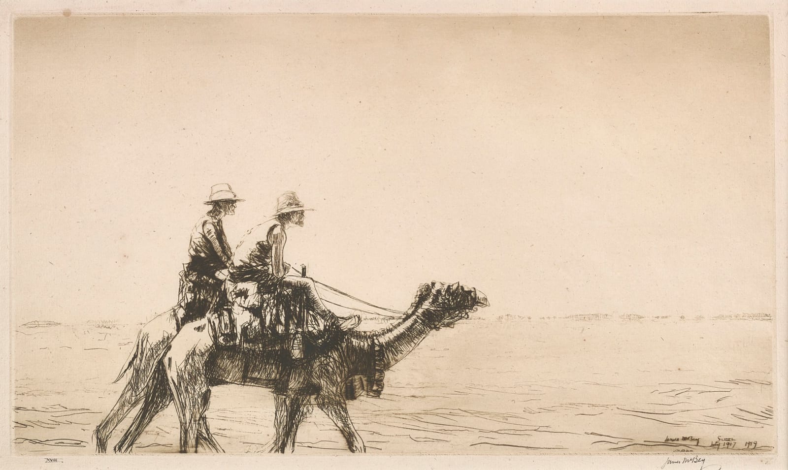 James McBey, Strange Signals, 1919