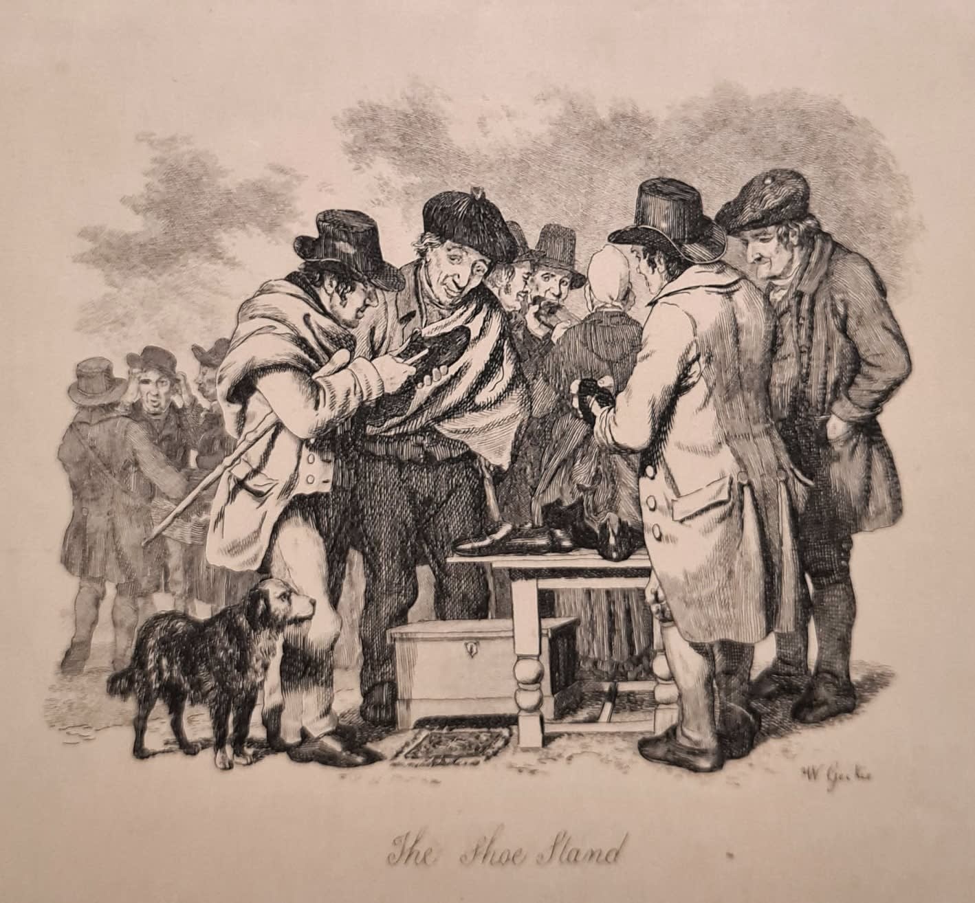 Walter Geikie RSA, The shoe stand