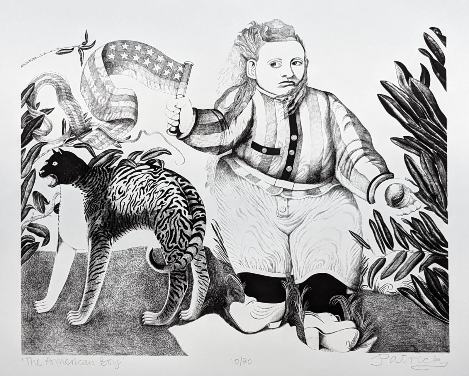 John Byrne RSA, The American Boy, 1999