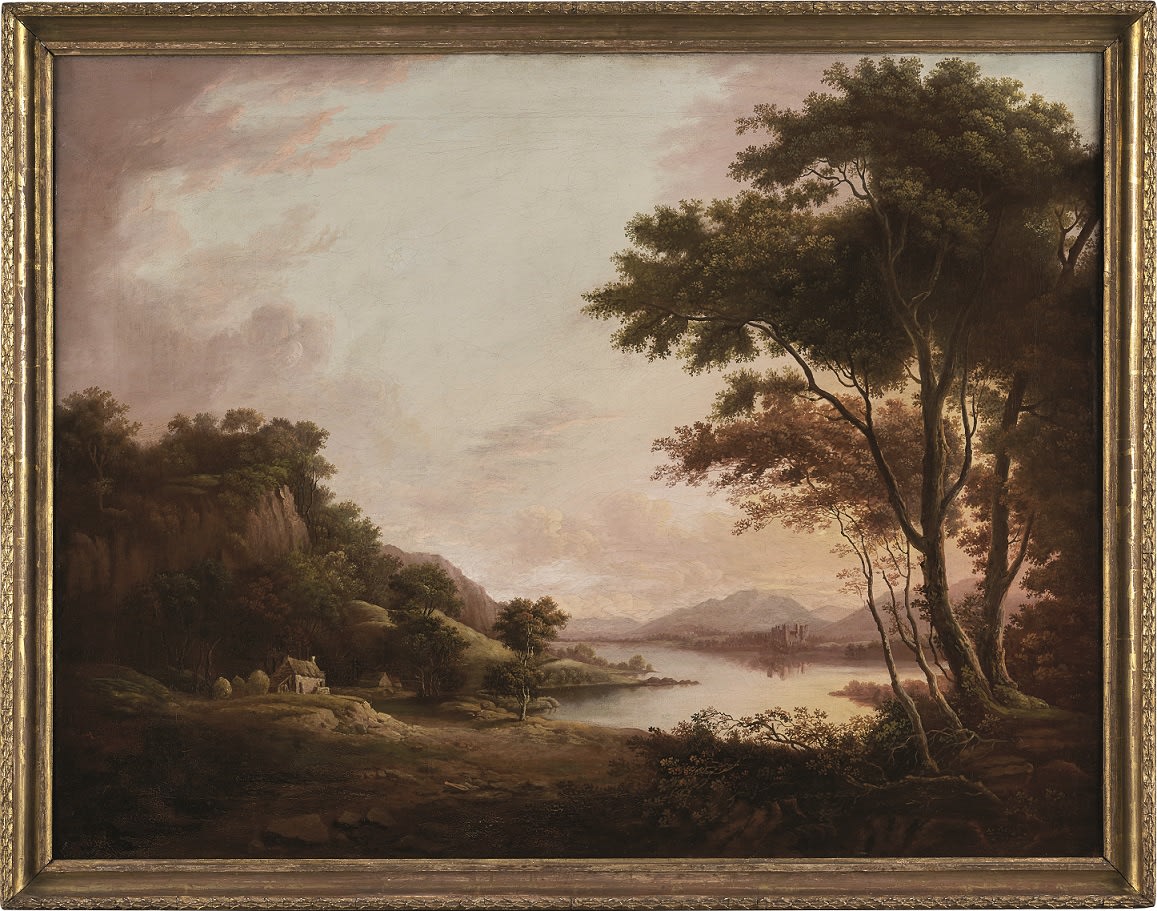 Alexander Nasmyth HRSA, Elcho Castle from the Tay