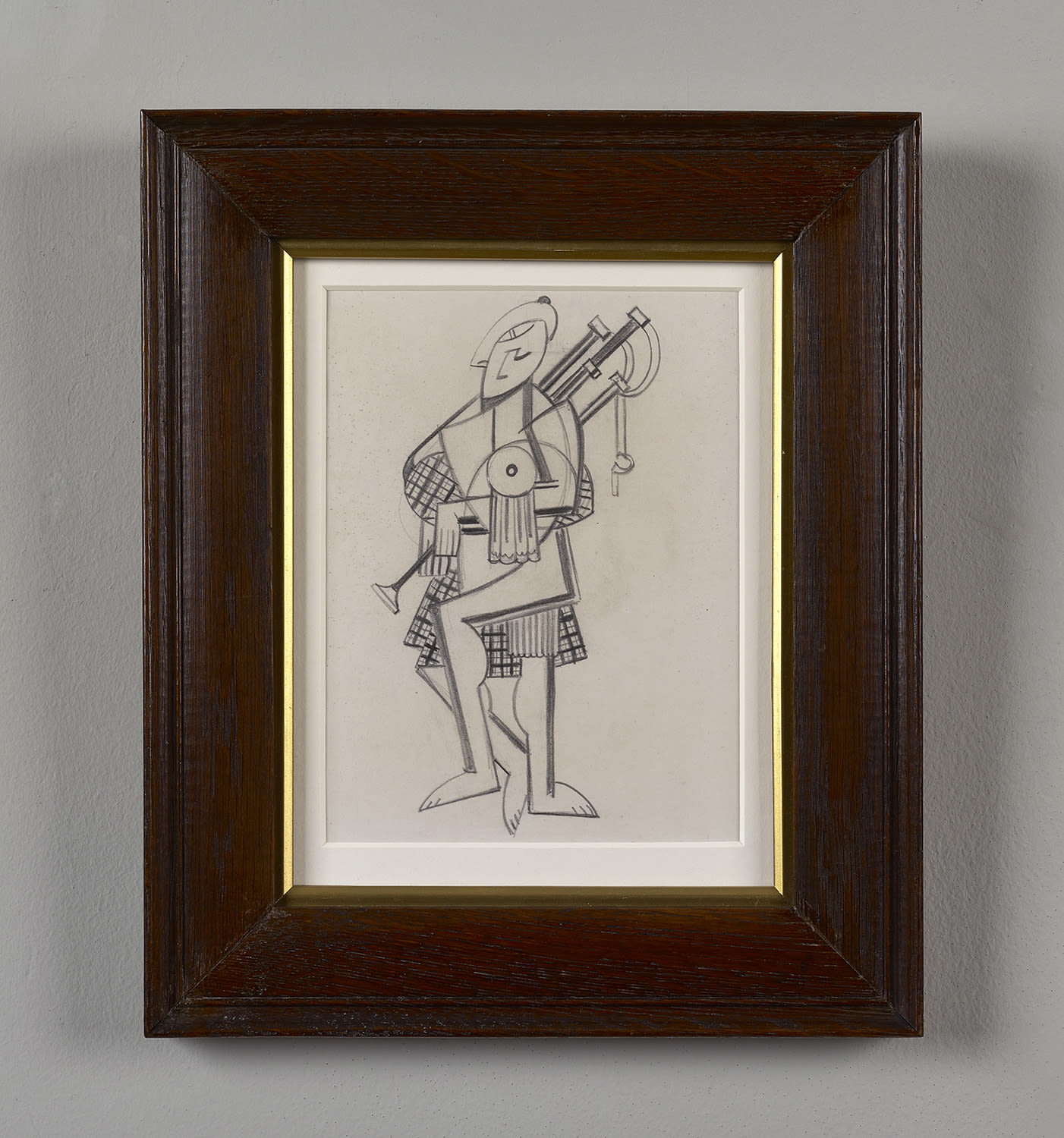 William McCance, Highland Fantasia - A Piper, c.1924