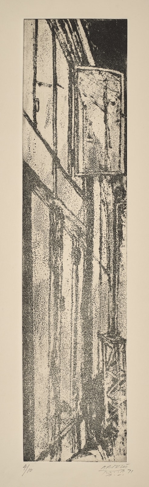 Avigdor Arikha, Open window, 1971