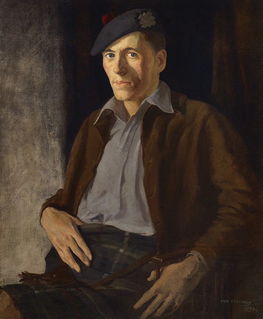 Ian Fleming RSA RSW, Portrait of a Glasgow Highlander, 1934