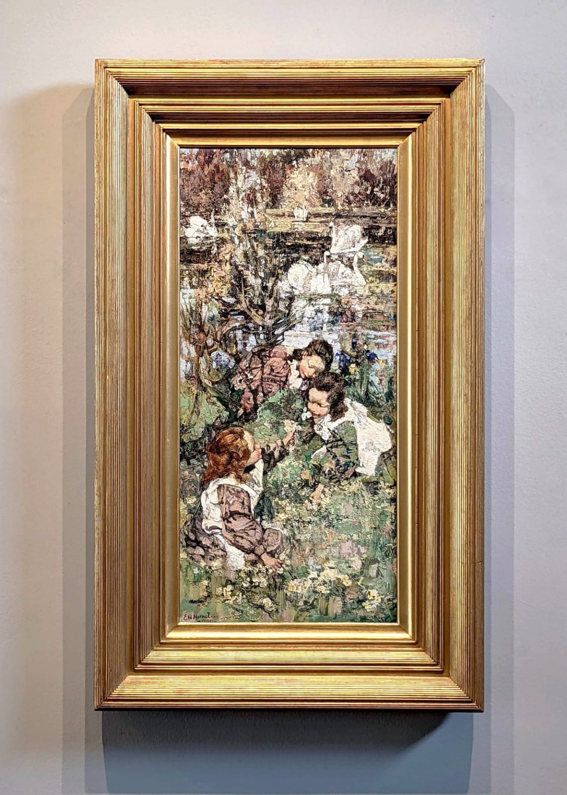 Edward Atkinson Hornel, Girls and Swans, 1901