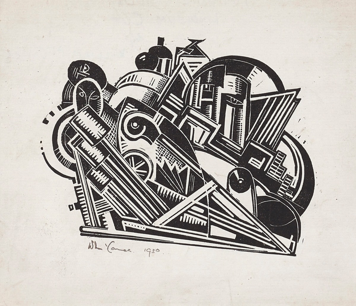William McCance, Machine Gods, 1930