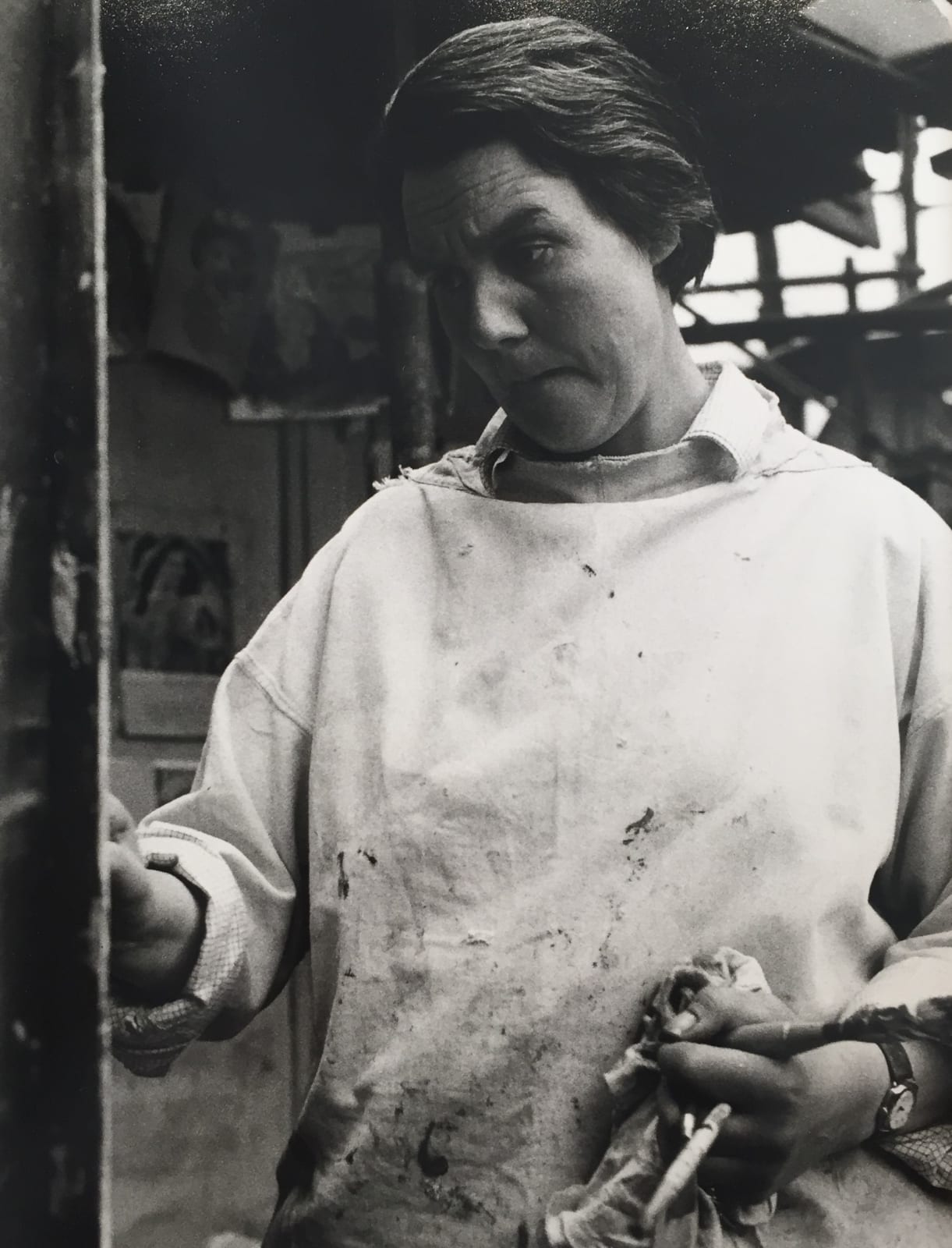 Oscar Marzaroli, Joan Eardley, Townhead studio (C) , 1962