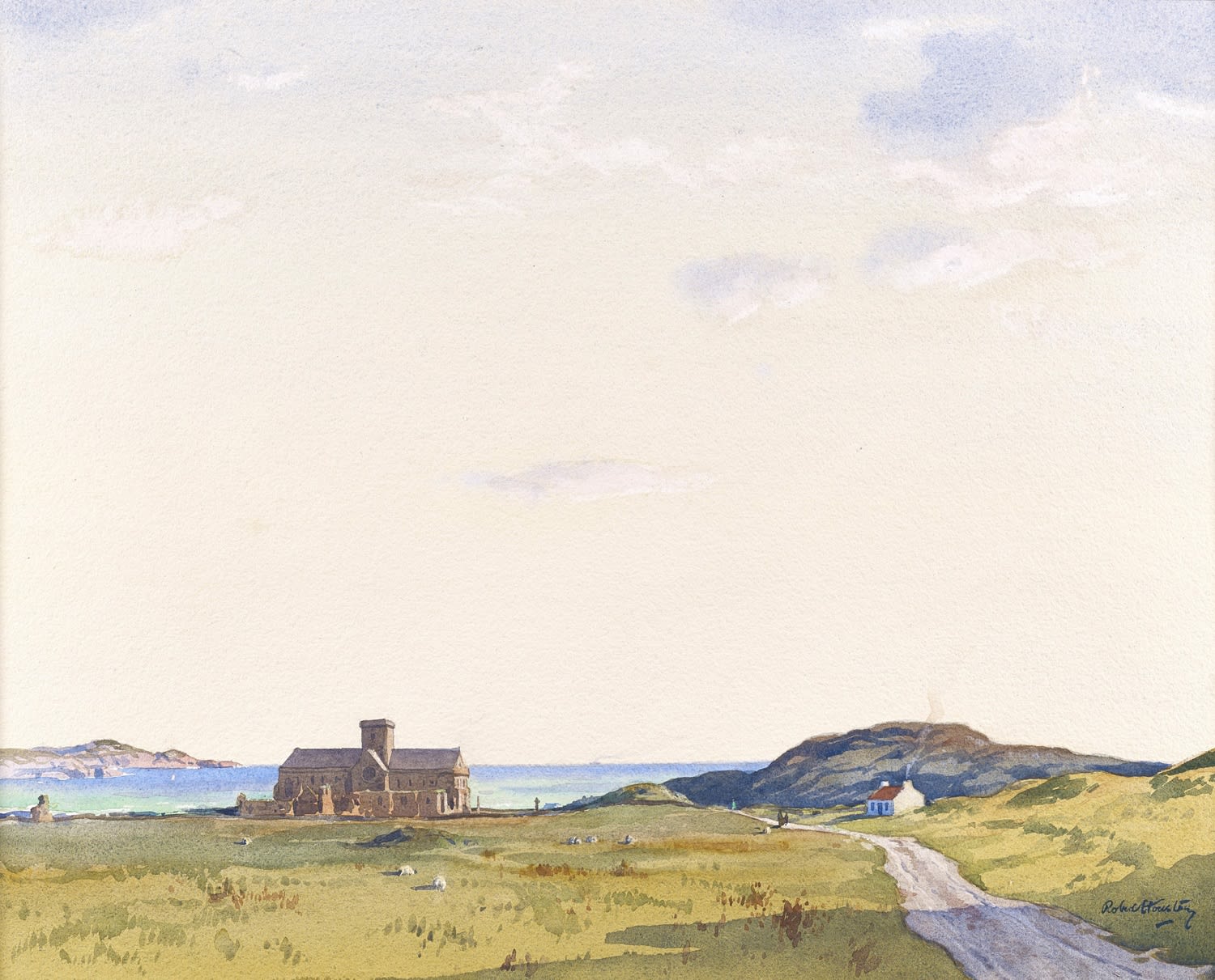 Robert Houston RSW, Iona Abbey