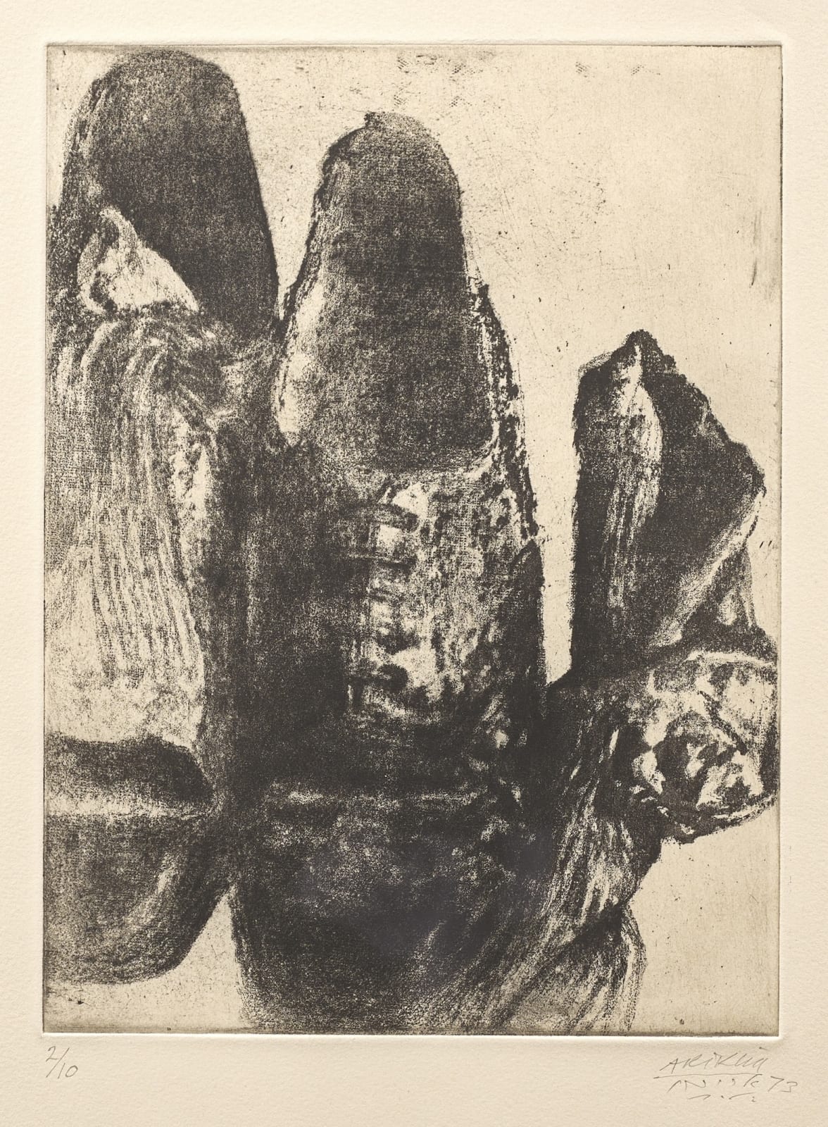 Avigdor Arikha, Shoes and socks, 1973