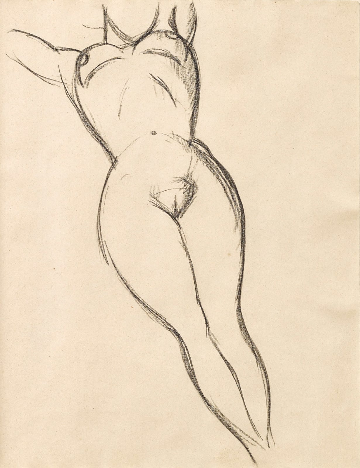 John Duncan Fergusson RBA, Standing Nude