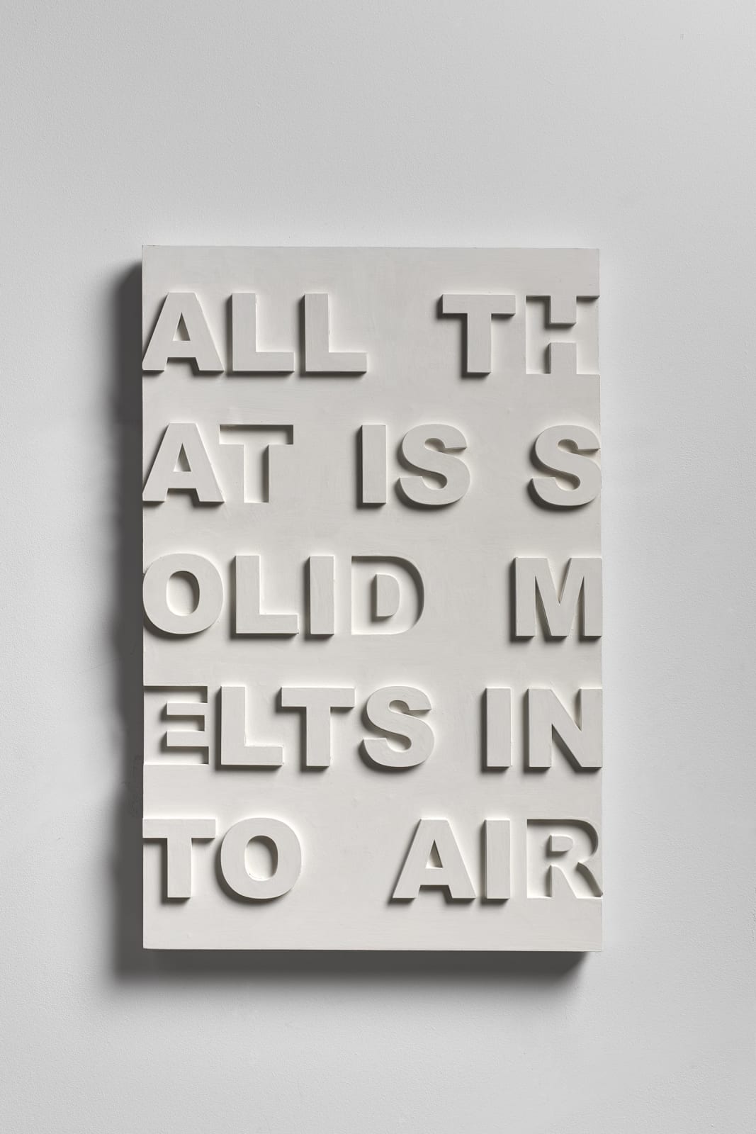 Kenny Hunter, All That Is Solid Melts Into Air, 2025