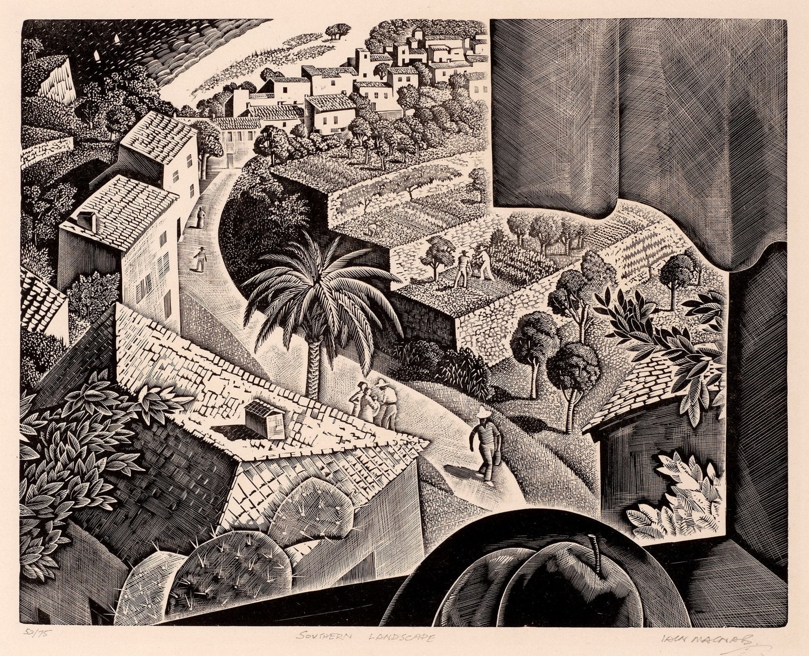 Iain MacNab, Southern Landscape, c.1941