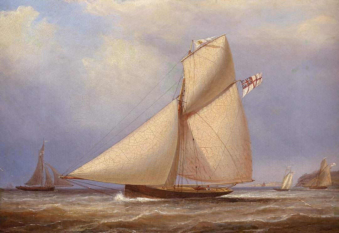 William Clark of Greenock, Yachts off the Scottish Coast