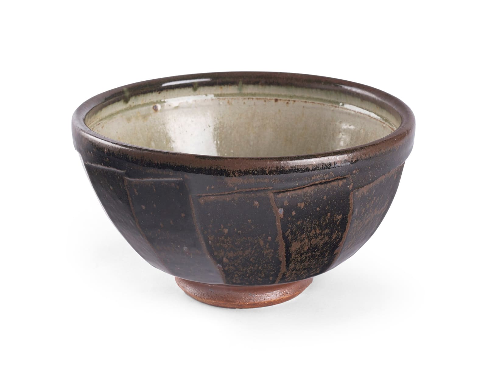 Richard Batterham, Tenmoku glazed bowl, c.2000