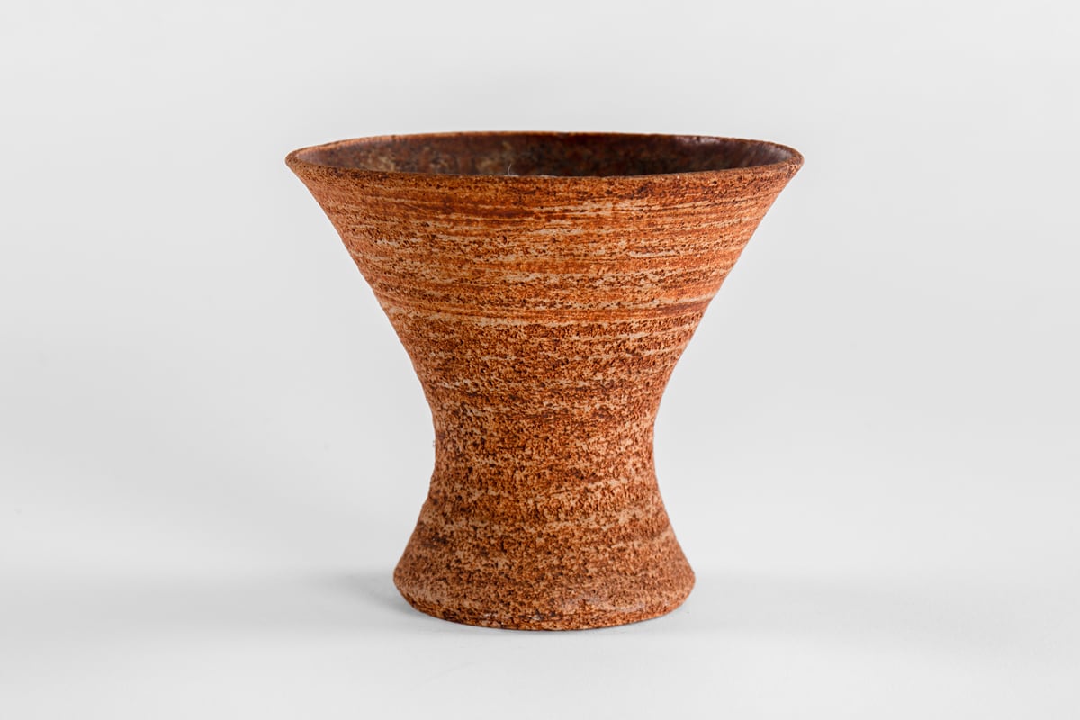 Waistel Cooper, Waisted beaker form vase, late 1960s-70s