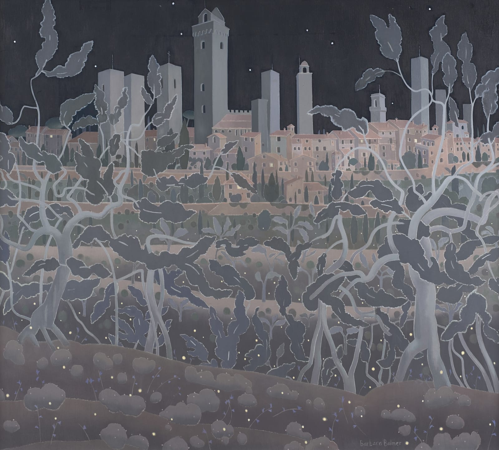 Barbara Balmer RSA RSW, Stars and Fireflies