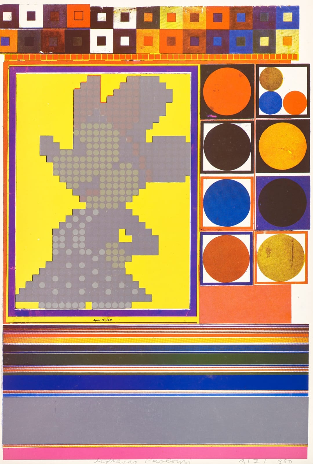 Sir Eduardo Paolozzi CBE RA, Inside Down Under...What are the building blocks of structuralism?, 1965-1970