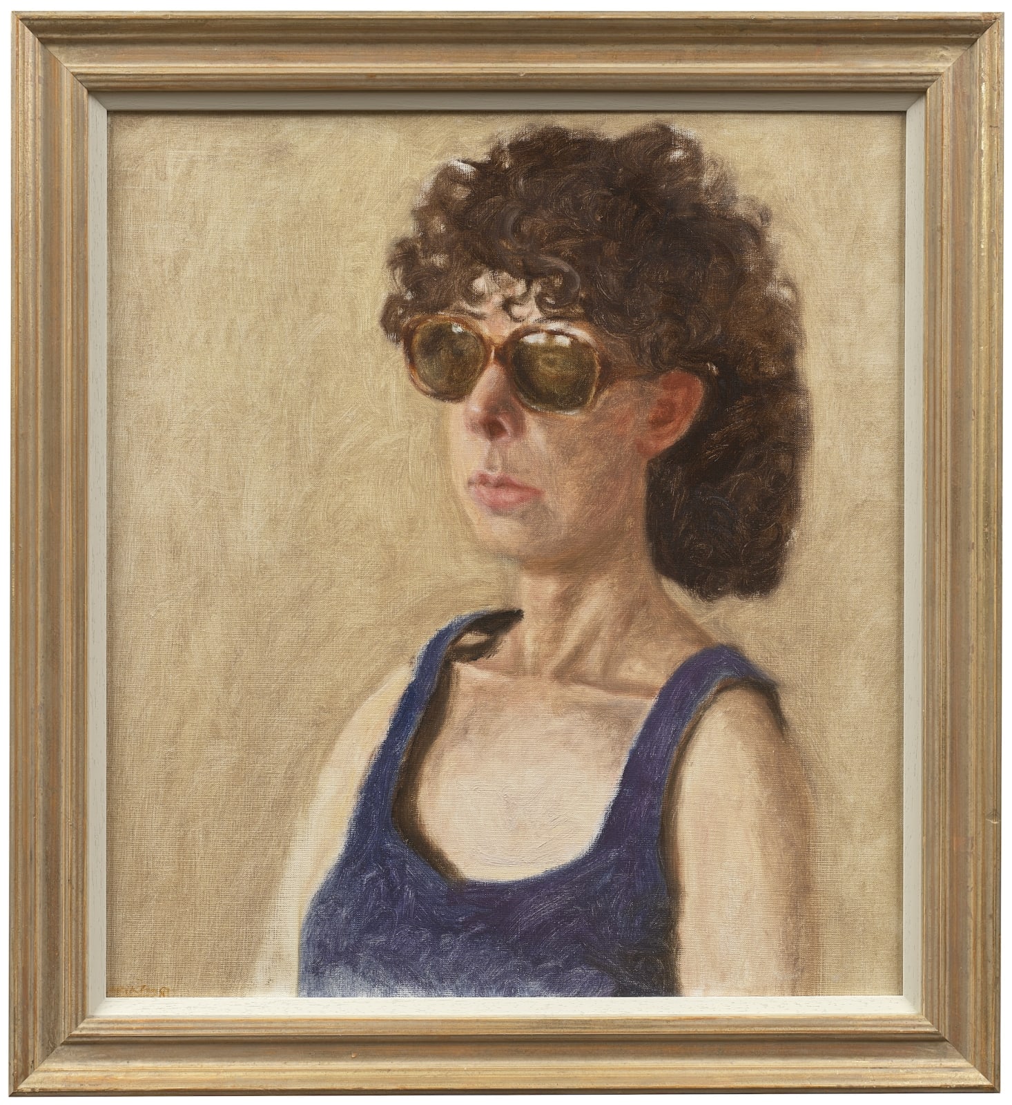 Avigdor Arikha, Anne with sunglasses, 1981