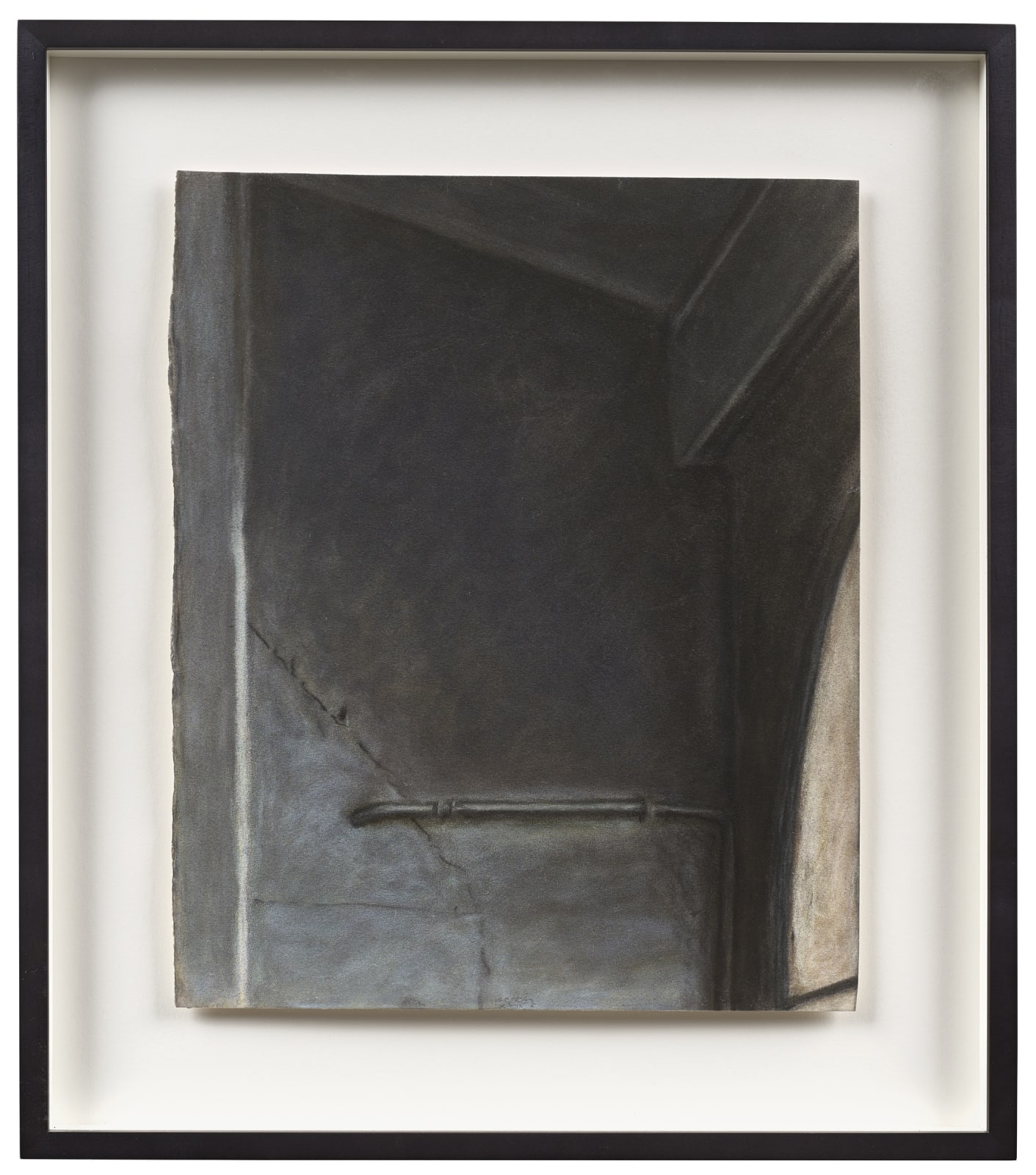 Avigdor Arikha, Studio corner with crack in the wall, c.1985