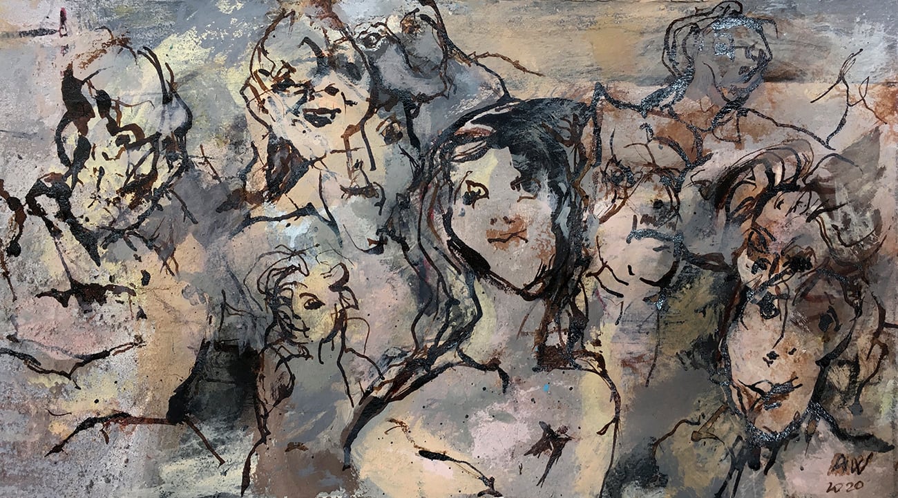Anthony Whishaw RA, Gathering Together, 2019-20