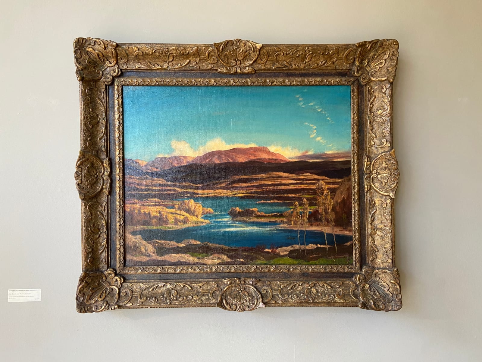 Sir David Young Cameron RA RSA HRSW RE, The Woods and Waters, Badenoch