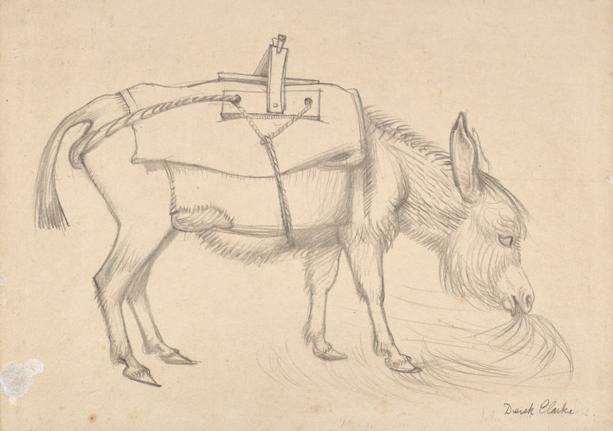 Derek Clarke RSA RSW, Donkey