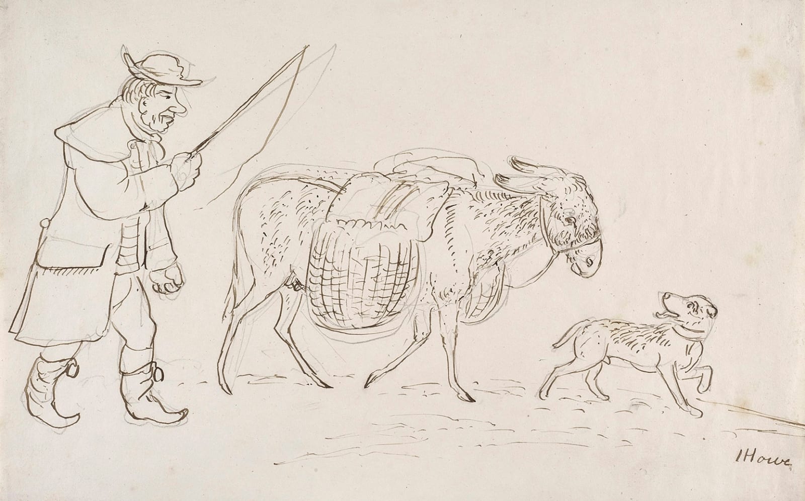 James Howe, Man with donkey and dog