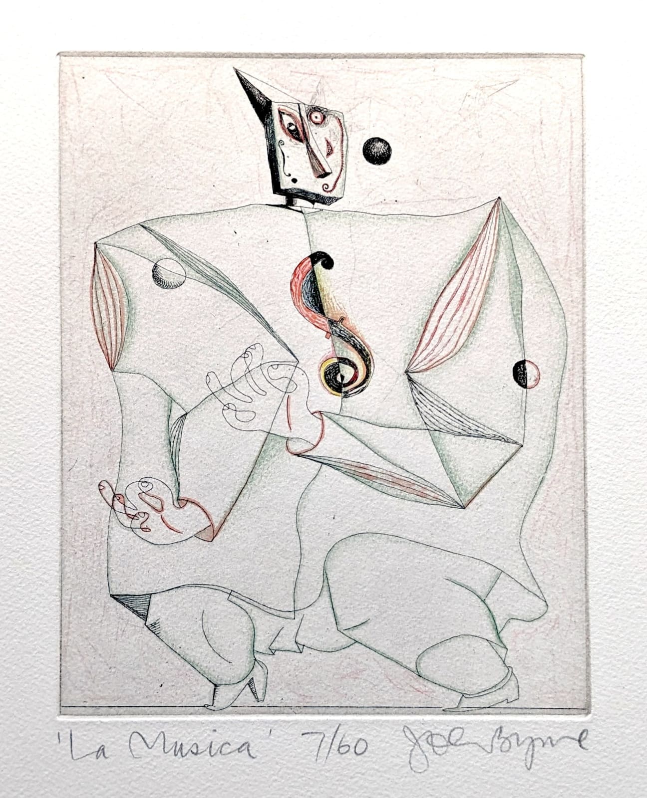 John Byrne RSA, La Musica, 1998