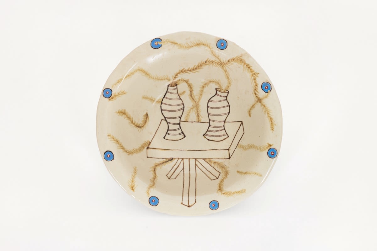 Hylton Nel, Bowl with vases on a table, 2017-08-30