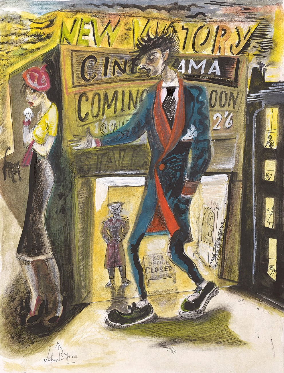 John Byrne RSA, The Dizzy, 2020