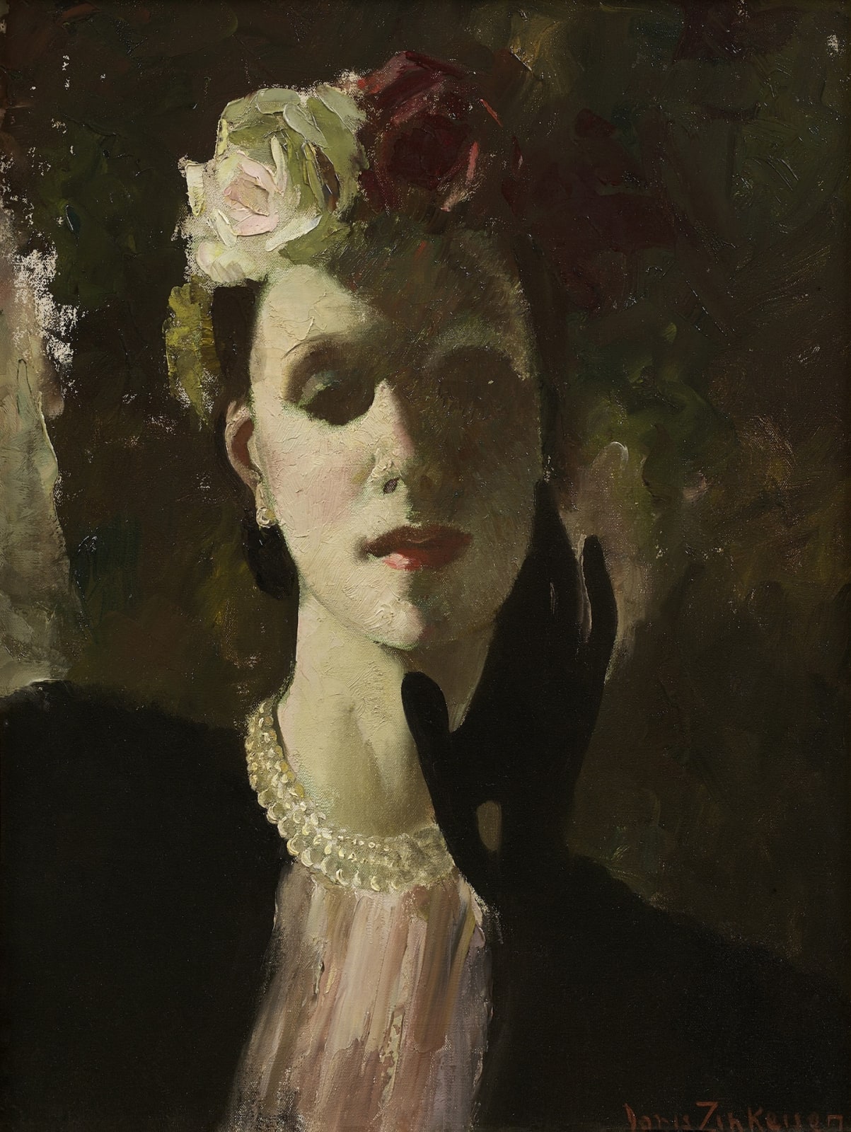 Doris Zinkeisen, Portrait of a lady