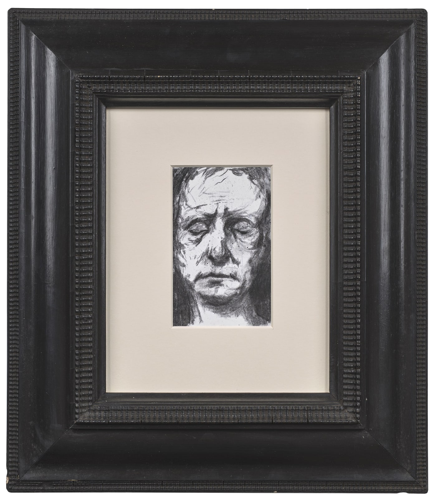 Ken Currie, Portrait with closed eyes, 1996