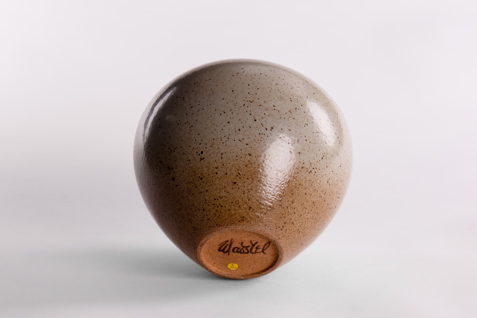 Waistel Cooper, Ovoid trefoil aperture vase, 1950s