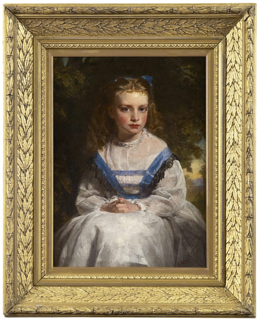 Alexander Johnston, Girl in blue ribbons