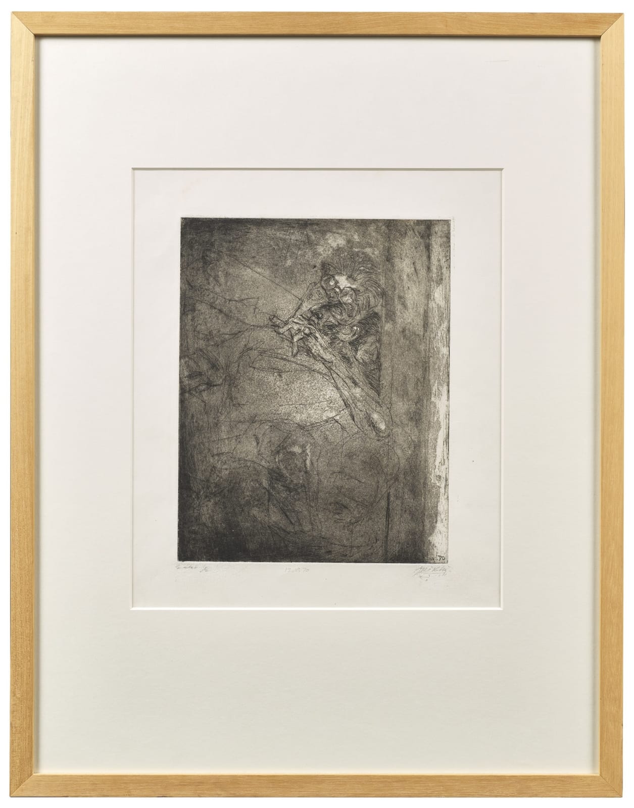 Avigdor Arikha, Samuel Beckett, 1970