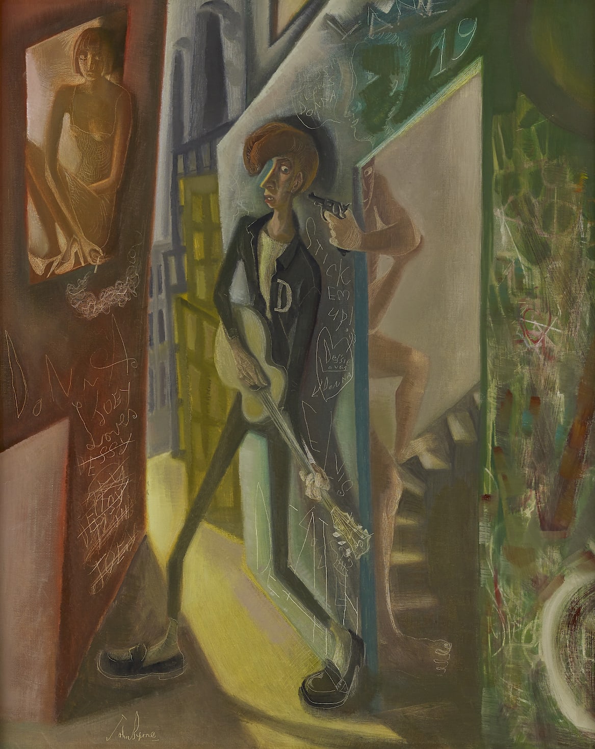 John Byrne RSA, Crisis in Underwood Lane, 2010-11