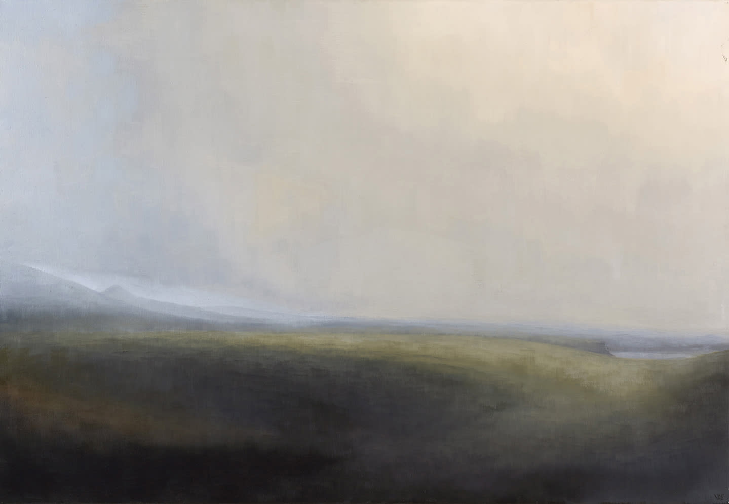 Victoria Orr Ewing, Twilight between Mealisval and Mangersta, Lewis, 2019/2020