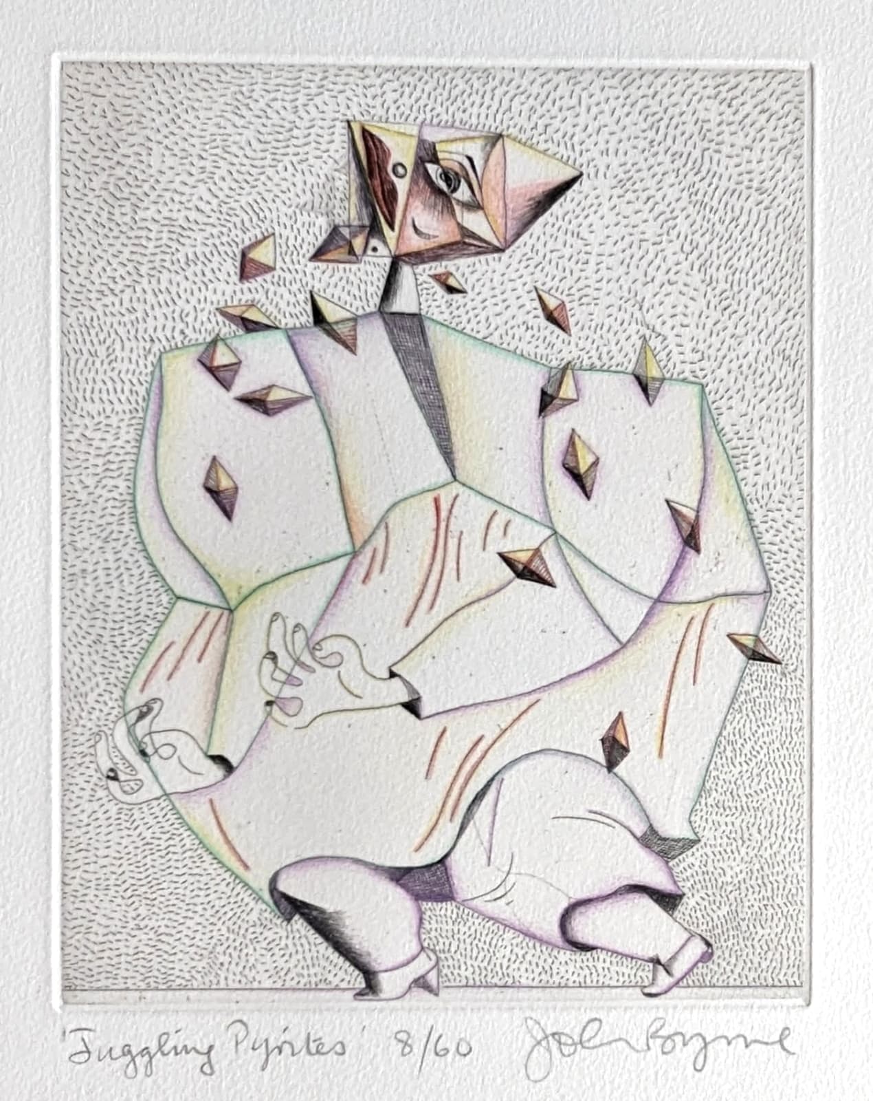 John Byrne RSA, Juggling Pyrites, 1998