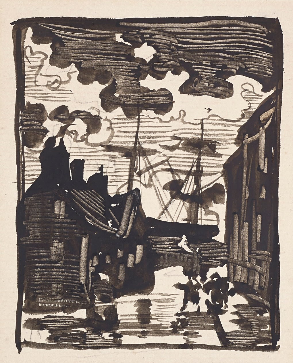 James Watterston Herald, Fishing Village