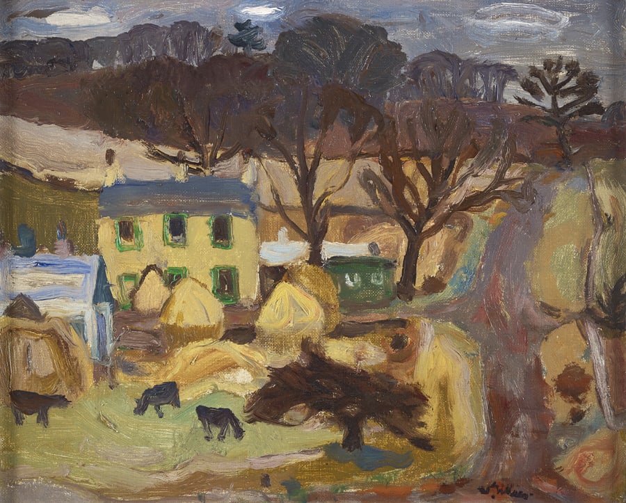 Sir William Gillies RA RSA PRSW, Farm at Middleton