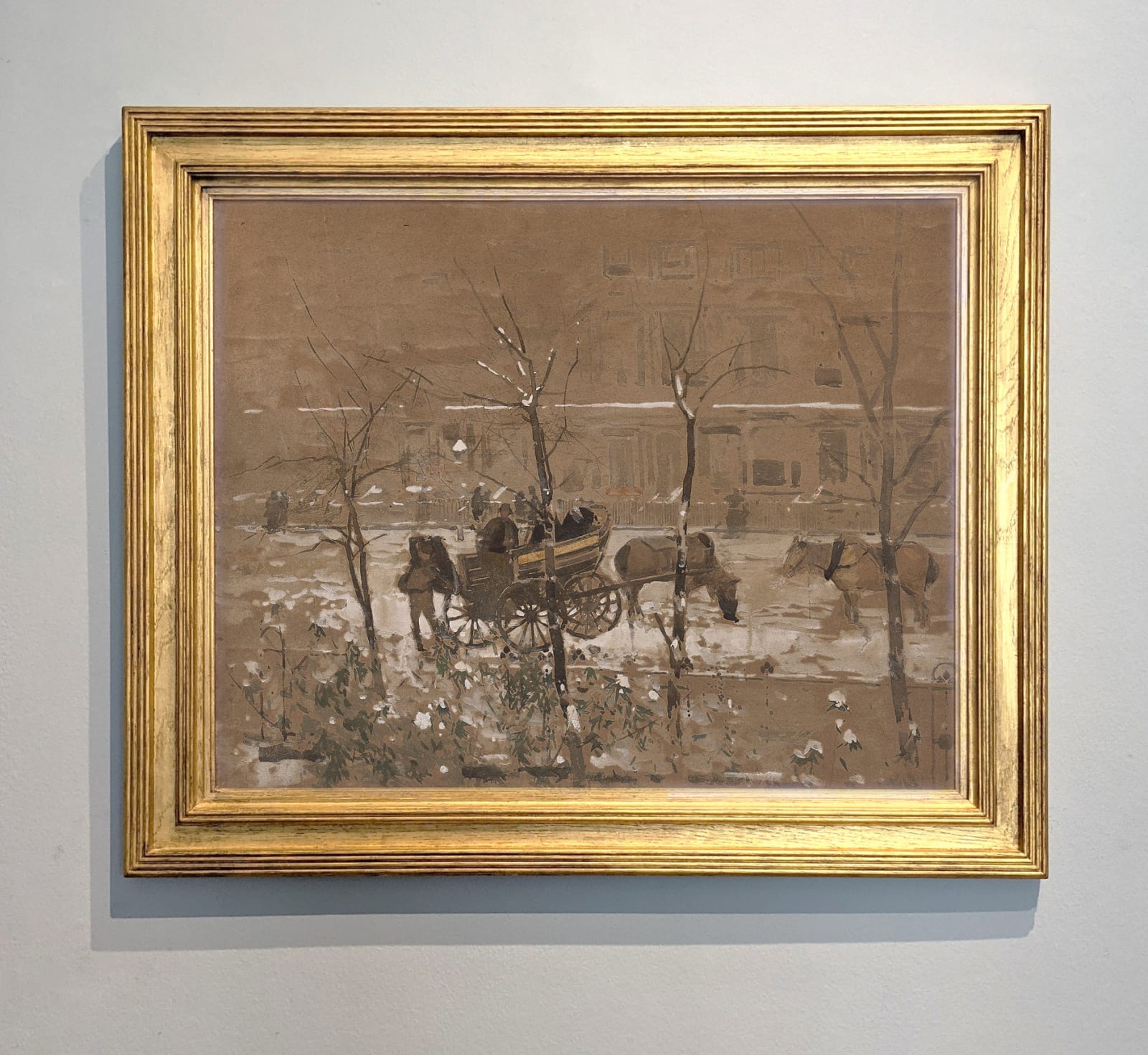 Edward Arthur Walton RSA PRSW, The Coal Cart, Chelsea, c.1894
