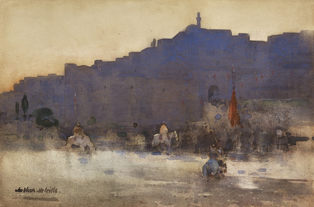 Arthur Melville ARSA RSW, Mosul at Dawn