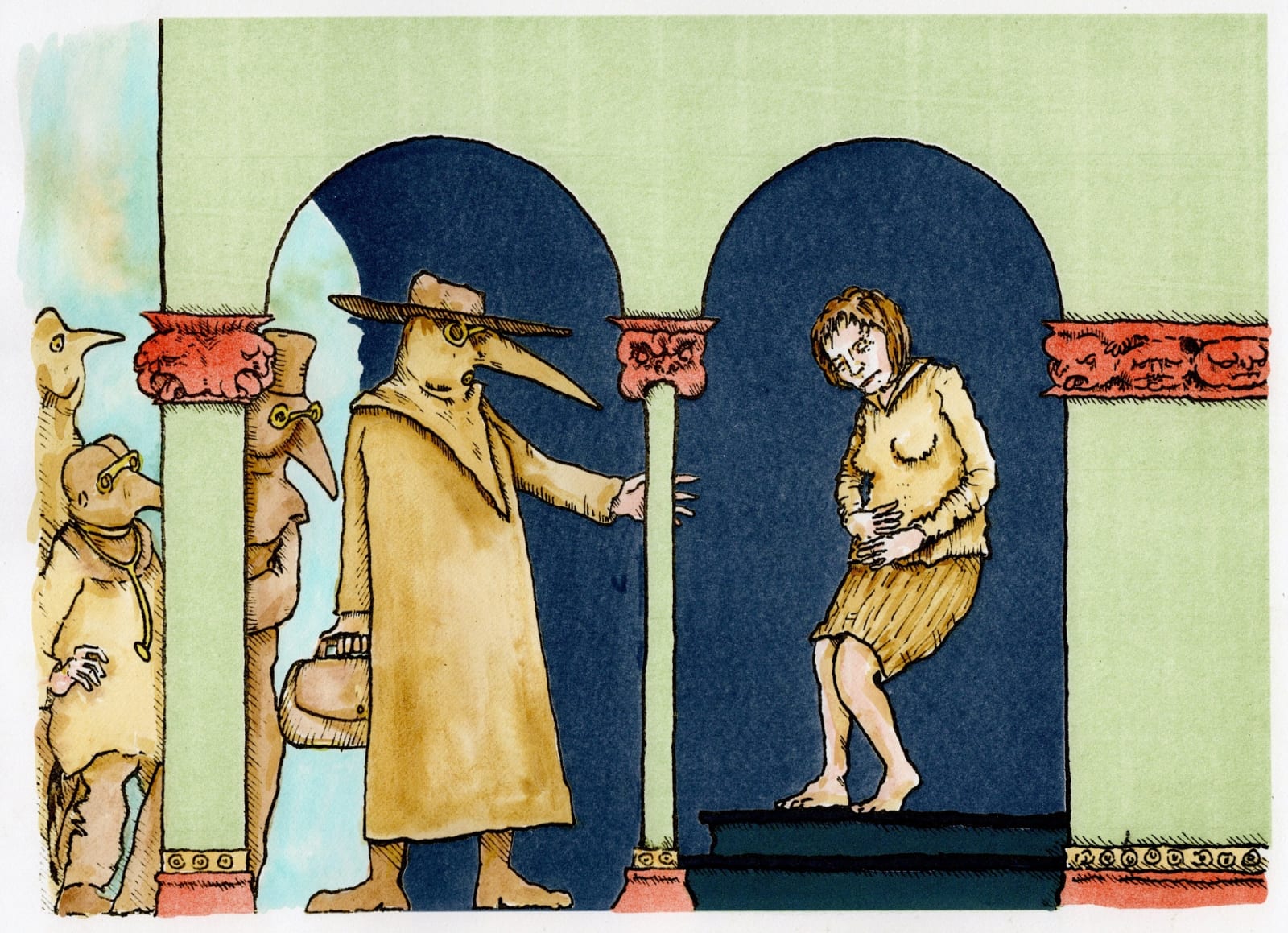 Robert Powell, The Plague Year II: The Annunciation, 2020