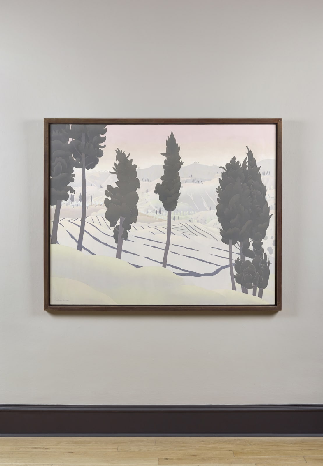 Barbara Balmer RSA RSW, Glowing Landscape - Volterra, c.1985