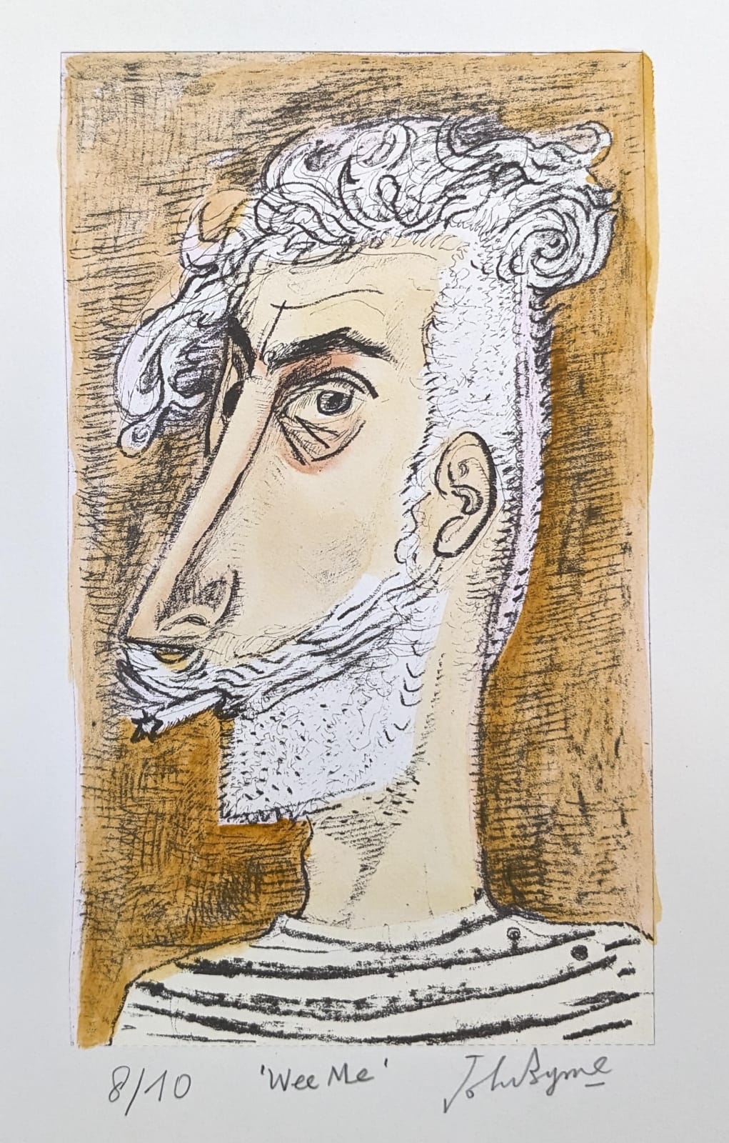 John Byrne RSA, Wee Me, 2020